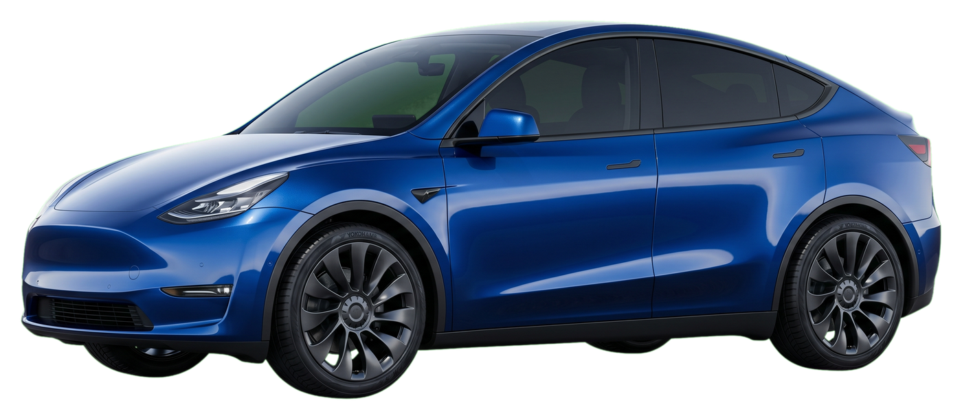 Modern electric crossover with ceramic window tint, no visible badge